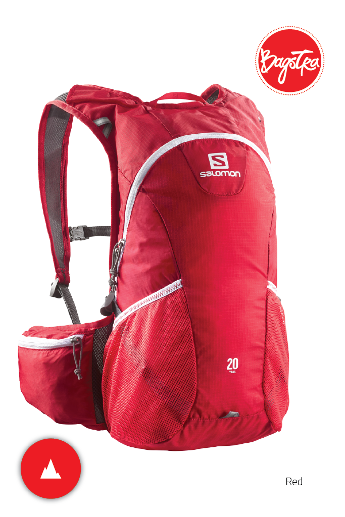 Salomon] Backpack Rucksack Trail Original 20 Bright Red 20L 887850829216